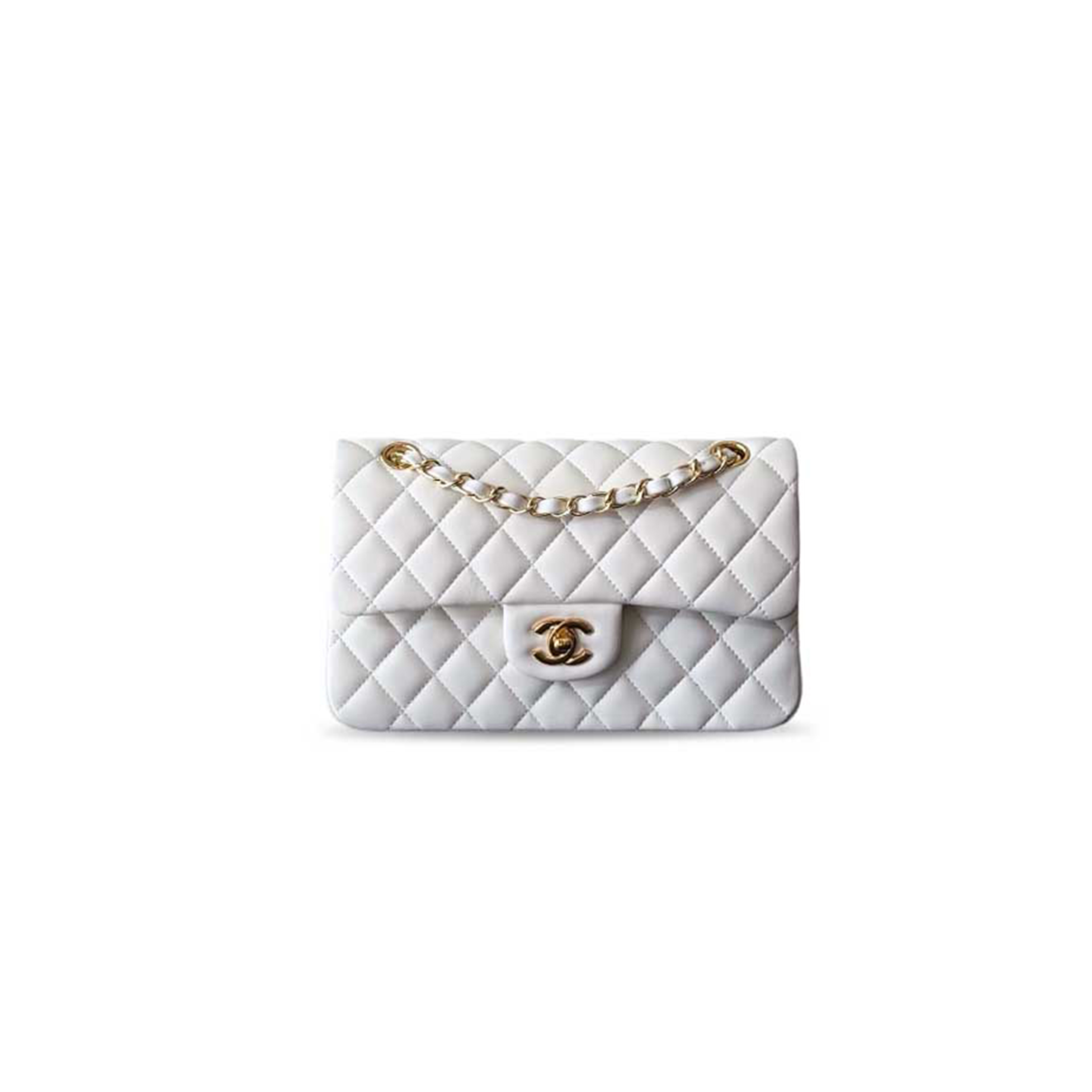 CHANEL LAMBSKIN SMALL CLASSIC FLAP BAG A01112 (23*14*6.5cm)